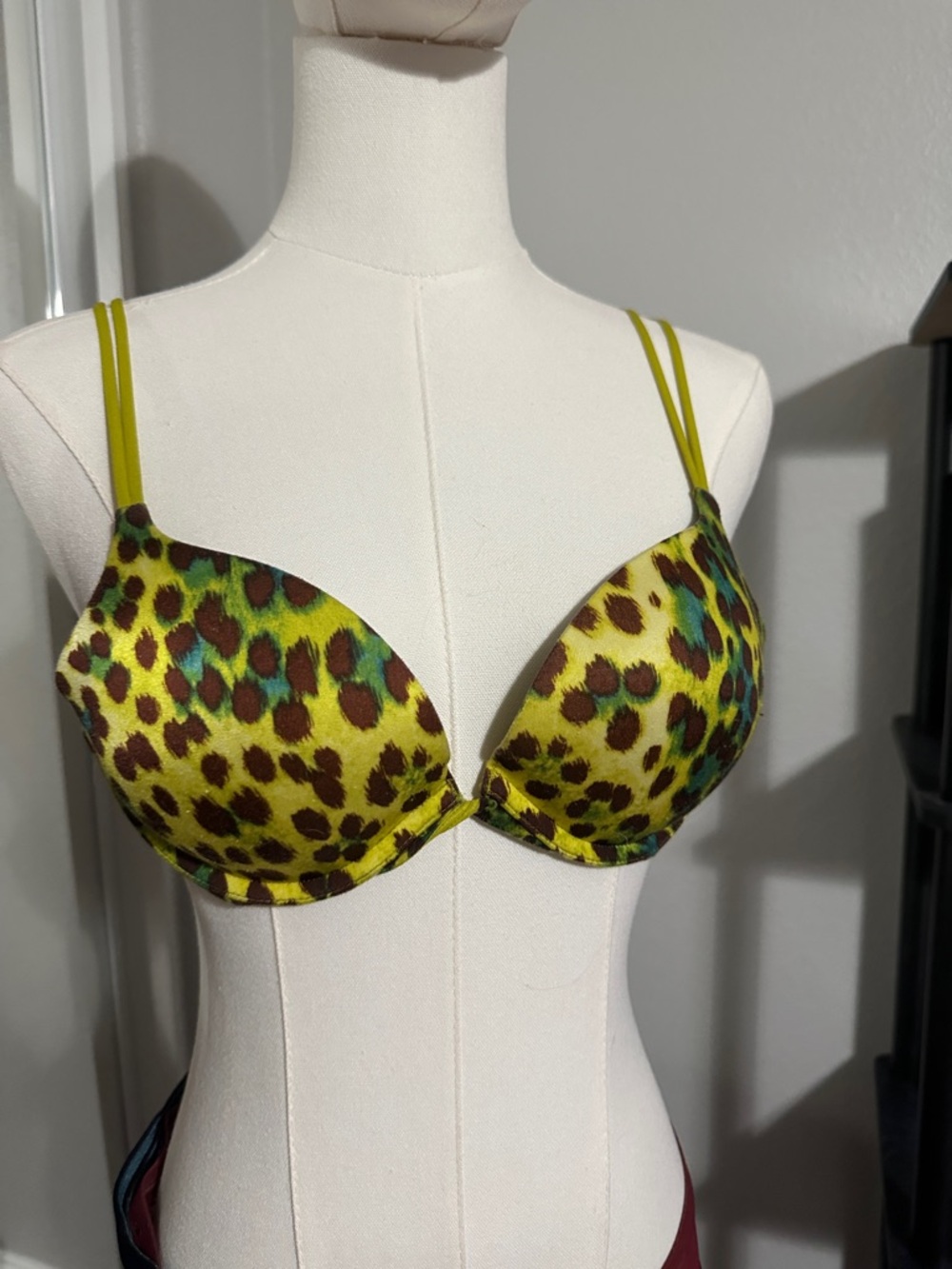 Leopard Print Push-Up Bra - Women Intimates & Sleepwear